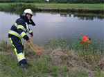 Oefening Brandweer Kollum en het ORT Oppervlakte Reddingsteam van Burgum